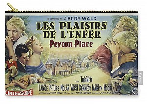 ''Peyton Place'', with Lana Turner and Hope Lange, 1957 Zip Pouch by Retro Movie Art