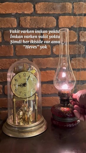 𝐃𝐨ğ𝐚 𝐯𝐞 𝐧𝐨𝐬𝐭𝐚𝐥𝐣𝐢 | Vakit varken imkan yoktu Imkan varken vakit yoktu Şimdi her ikiside var ama “Heves” yok, , , , , , , #doğa #nostalji #kesfetteyiz #reels... | Instagram