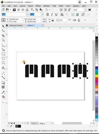 MSME Logo Design in CorelDRAW 💼 | Simple & Clean Logo Tutorial #shorts