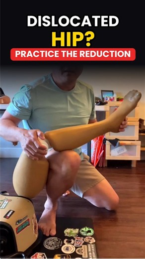 Dislocated Hip? Practice the Captain Morgan Reduction 🦴