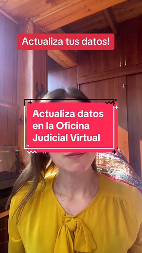 Cómo cambiar datos en la Oficina Judicial Virtual