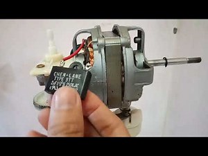 how to fix electric fan blade too slow to turn / easy trouble shooting - DIY