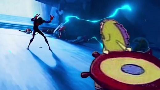 This mf got the fake jays #intothespiderverse #fakejays #spongebob #meme #funny #milesmorales