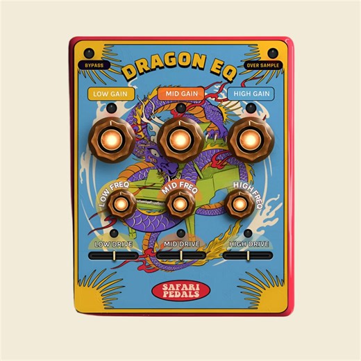 Dragon EQ by Safari Audio - EQ VST3 Audio Unit AAX