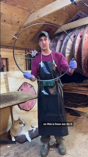 Drying beavers with wire hoops. We now have a full length hooping tutorial available on our channel.