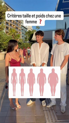 @itsmilagmz Critères taille et poids chez une femme ❓#microtrottoir #taille #poids #criteres