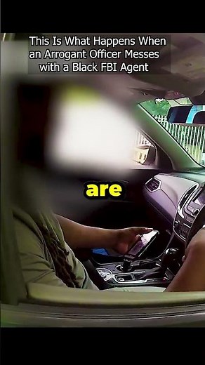 This Is What Happens When Arrogant Police Officer Pulls Over Black Fbi Agent #bodycam #newshorts