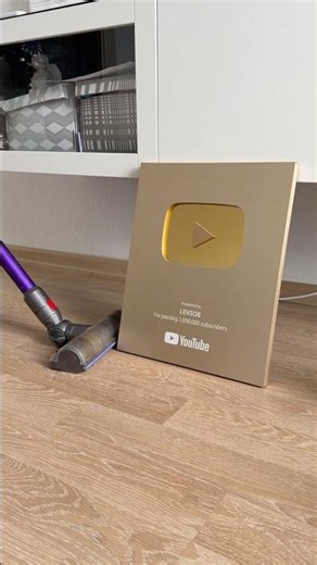 The vacuum cleaner sucked up dad's awards