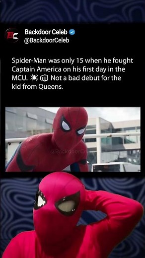 15-Year-Old Spider-Man Fought Captain America 😳🕷️