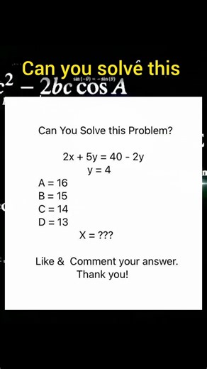 Solve the quadratic equations l Math info