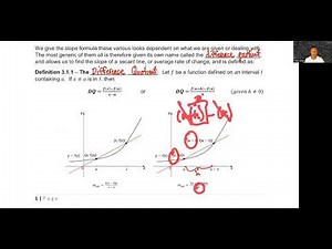 Calculus 1 - Section 3.1