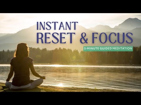 5-Minute Morning Meditation for Calm and Focus | Calm Mind Meditation Space