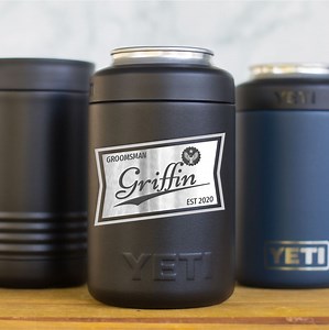 Personalized Engraved YETI® Colster or Polar Camel Can Groomsmen Gift, Best Man, Wedding Party Favor Keepsake, Father of the Bride Groom GR1 - Etsy