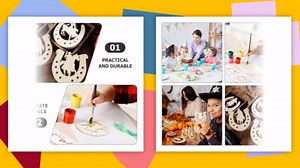 Unfinished Wooden Horseshoe Cutouts 3.94 Inch DIY Craft Slices for Painting Kids Hand-Painted Projects Party and Home Decoration