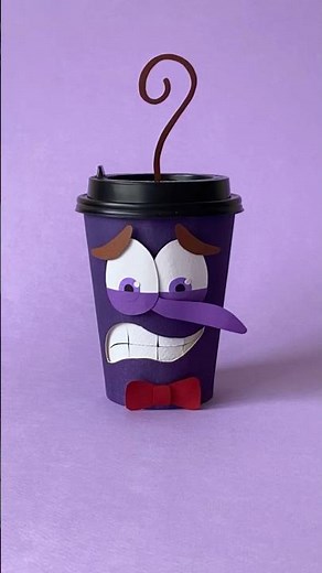 Making art out of coffee cups for a week 👀 Inside Out Fear