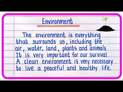 Short Essay On Environment | Essay On Environment In English | Environment Essay writing