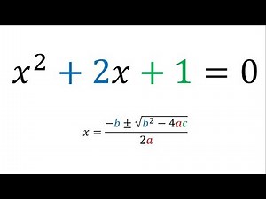 Quadratic Equations by General Formula | Example 3