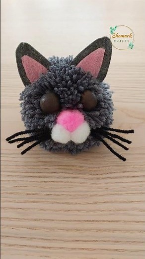 How to Make Cat with Yarn | Easy Craft Idea!