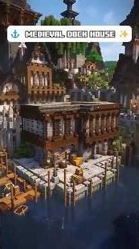 Medieval Dock House |Minecraft Build