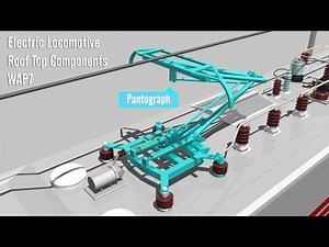 #WAP7 Roof Top #Components | Electric #Locomotive Components | components of an electric locomotive