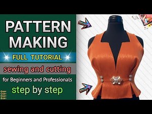 3-Step Bodice & Collar Tutorial: Pattern Making + Cut & Sew + Mannequin Fit