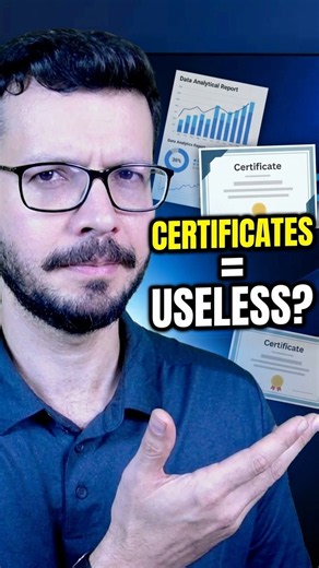 Employers Don't Care About Your Certificate #jobsearch #dataanalytics