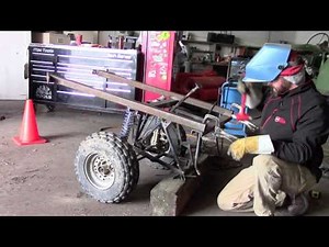 Homemade ATV trailer from an old quad - Part 2