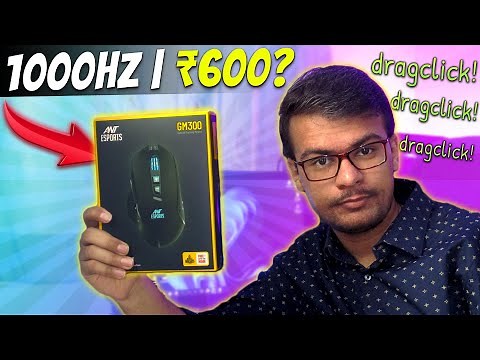 Ant Esports GM300 LONG Term Review | Best Drag-clicking Mouse? | best mouse under 1000 rupees
