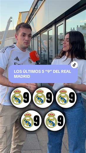 Los últimos 5 dorsales '9' del Real Madrid