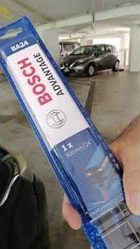 Install remove Bosch advantage wiper