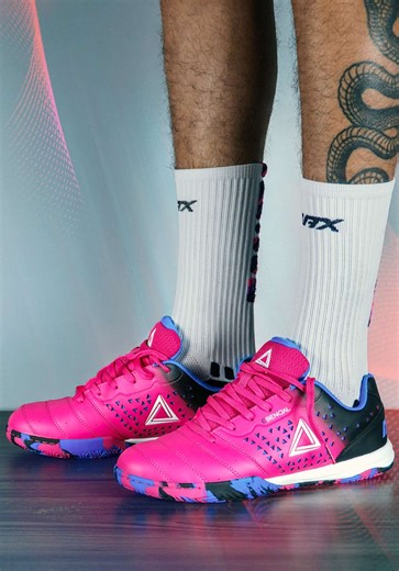 Esencial Fucsia X Negro 🟣 Envíos a todo 🇨🇴 #futsal #zapatillas #detalles