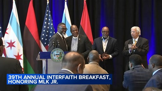 Annual interfaith breakfast held on South Side to celebrate MLK Jr.'s legacy, his impact on Chicago