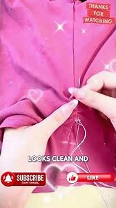 You Can Make Clothes Shorter Without Cutting. #fashiontips #sewing #lifehacktips #sewinghacks