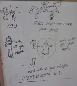 Sketching Bible Memory Verses: Art Craft Activity for Kids