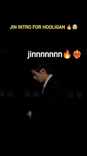 JIN INTRO FOR HOOLIGAN 🔥🤯 BTSxNetflix #bts