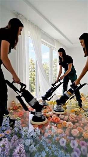 Trapping 10,000 Flowers in a 3D Epoxy Floor! 🌸😱