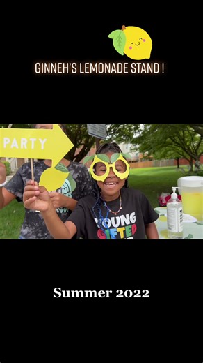 Ginneh's Lemonade Stand with a ton of help from my big bro JJ and cousins Ry and Sky was a big success to close out Summer 2022! I love how supportive my community is 🥰 People just stopped to donate without even getting lemonade half the time and to encourage our little business. We made $116 in 3 hours! And we only charged $1 per cup of lemonade and $1 for a Popsicle. I am the boss but I try to be fair to my workers and so I divided up the money and put 1/3 back into the business so we could g