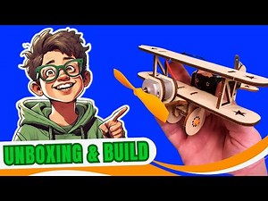 Build Your Own WOODEN Airplane KIT STEM [CYOEST]