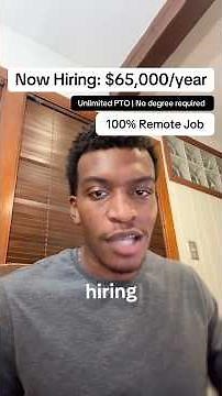 This Remote Job Pays Up to $65K (No Degree Required)