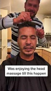 I Think He Likes the Head Massager 😂🧠 | Too Much Relaxation! fyp foryou funny prankvideo prank