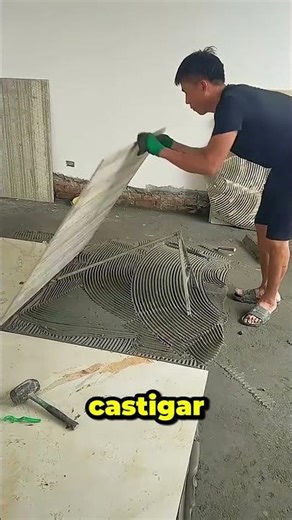 The best idea for installing ceramic tiles without straining your back