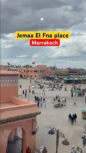 📍Jemaa El Fna place in Marrakesh, Morocco! #maroc #morocco #marrakech #مراكش #المغرب #marruecos