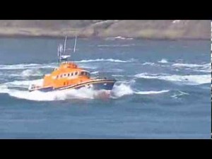 oban lifeboat in the Corryvreckan whirlpool