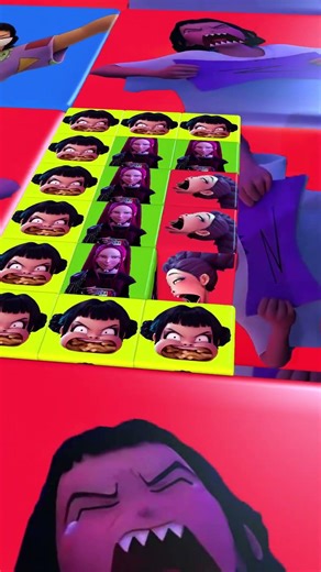 KPop Demon Hunters Angry Face Challenge #kpop #shorts #animation