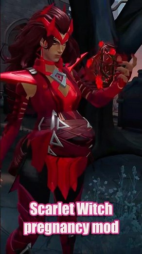 Pregnancy Mod - Scarlet Witch / Wanda #marvelrivals #shorts