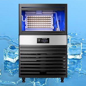 [Hot Item] Automatic Commercial Block Ice Making Machine Ice Cube Maker with 50kg Capacity