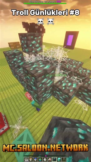 Durmak Yok TrollKe ☠️☠️☠️ I #shorts #minecraft #minecraftshorts #minecraftserver