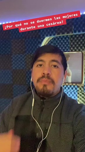 ¿Por qué no se duermen las mujeres durante una cesárea?