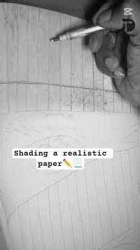 Drawing A realistic paper ✏️📃 #art #hyperrealism #artist