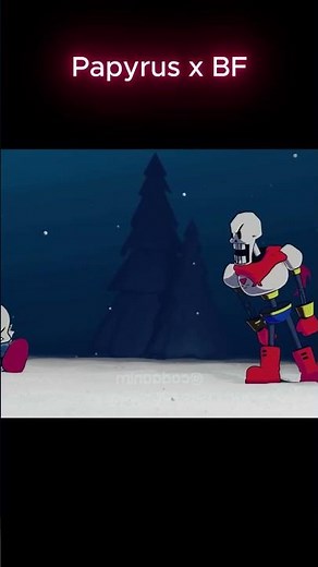 Papyrus x BF [FNF Animation] #fnf #fnfmod #fridaynightfunkin #shorts #fnfsus